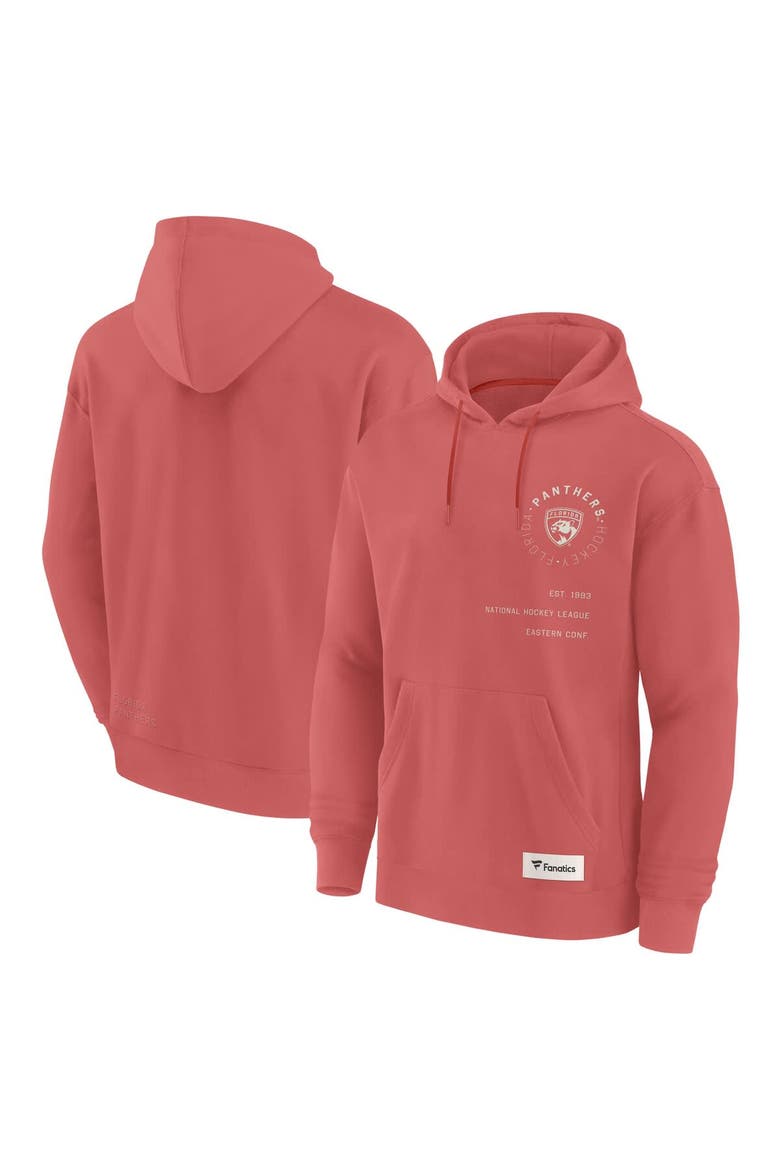 Men's Fanatics Red Florida Panthers Future Ground Info Pullover Hoodie, Alternate, color, Red
