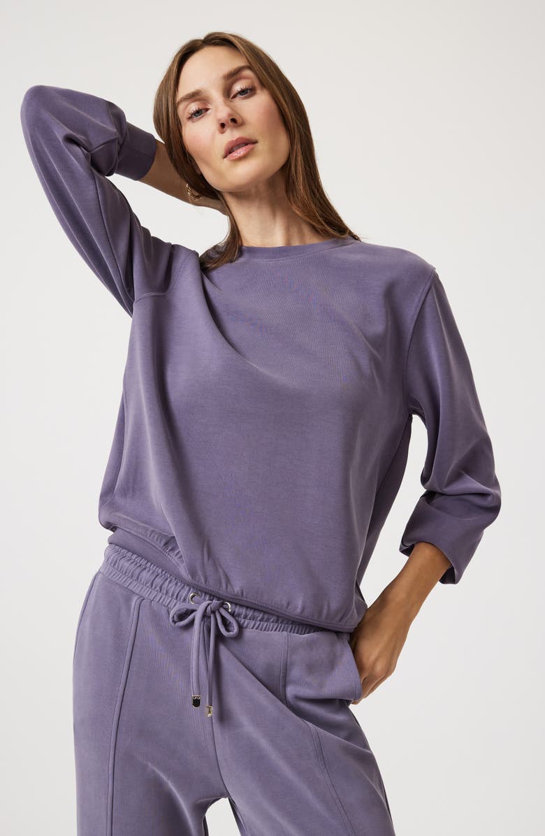 Mavi Jeans Cadet Oversize Crewneck Sweatshirt, Alternate, color, Cadet