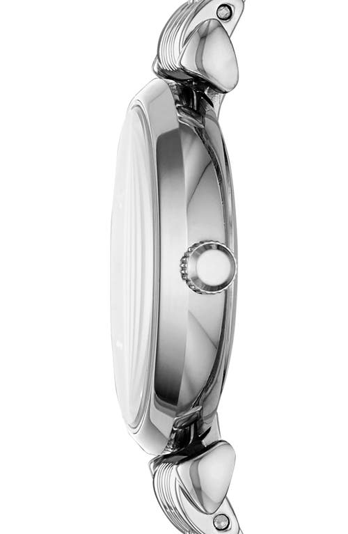 Emporio Armani Mother-of-pearl Bracelet Watch, 28mm In Silver