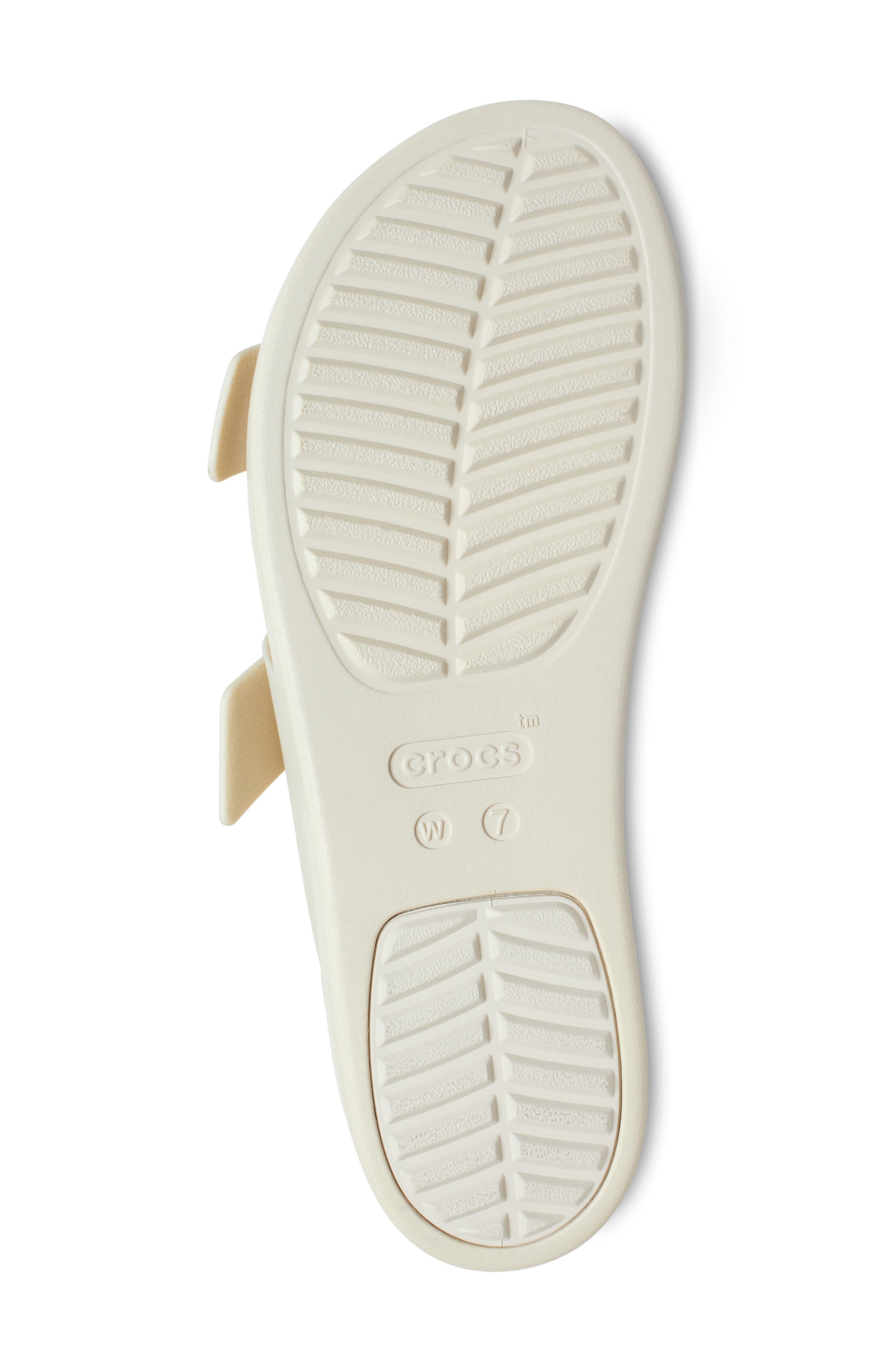 CROCS Brooklyn Wedge Slide Sandal, Alternate, color, Sandstone