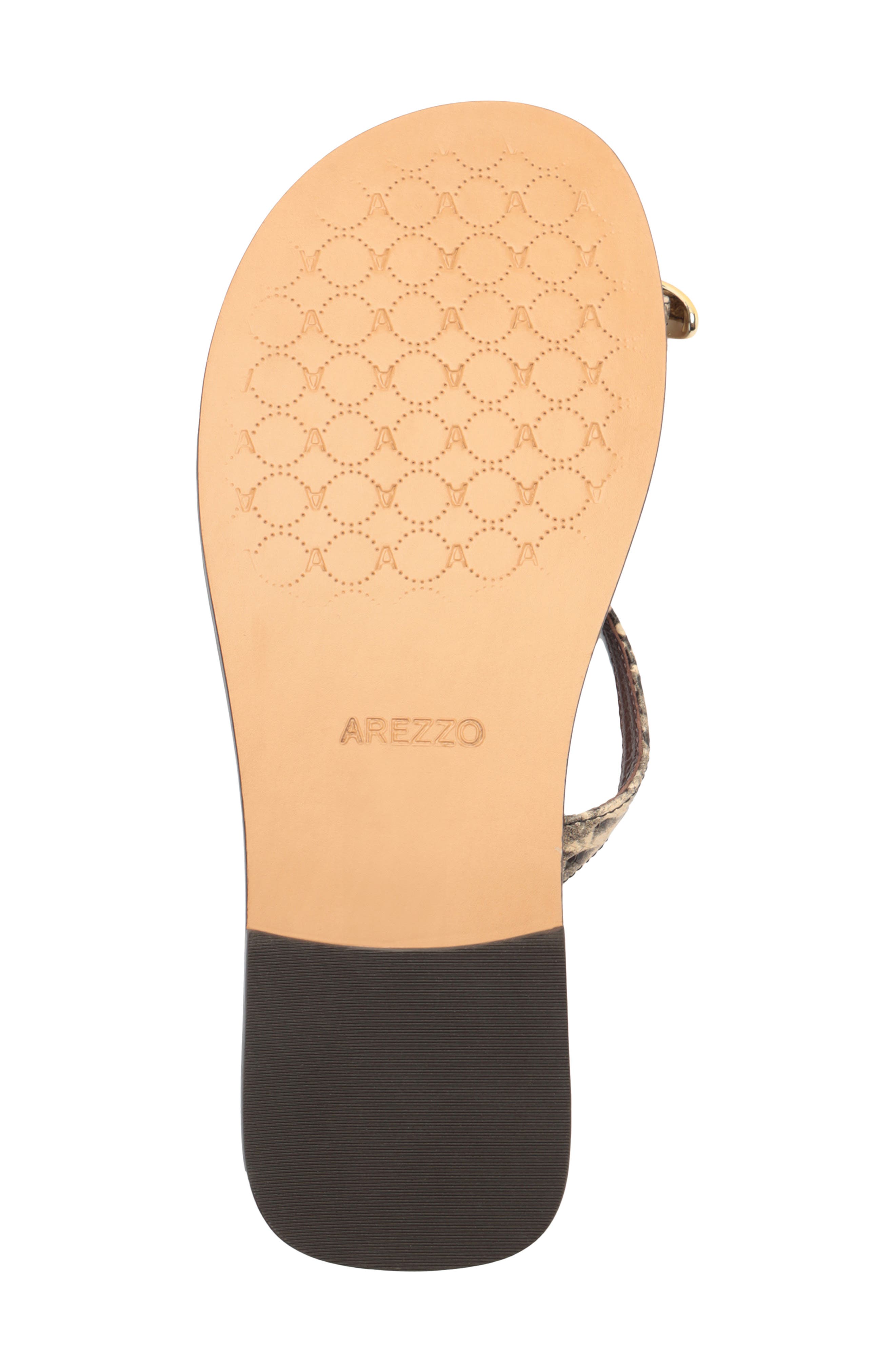 Arezzo Sophie Slide Sandal, Alternate, color, Osso