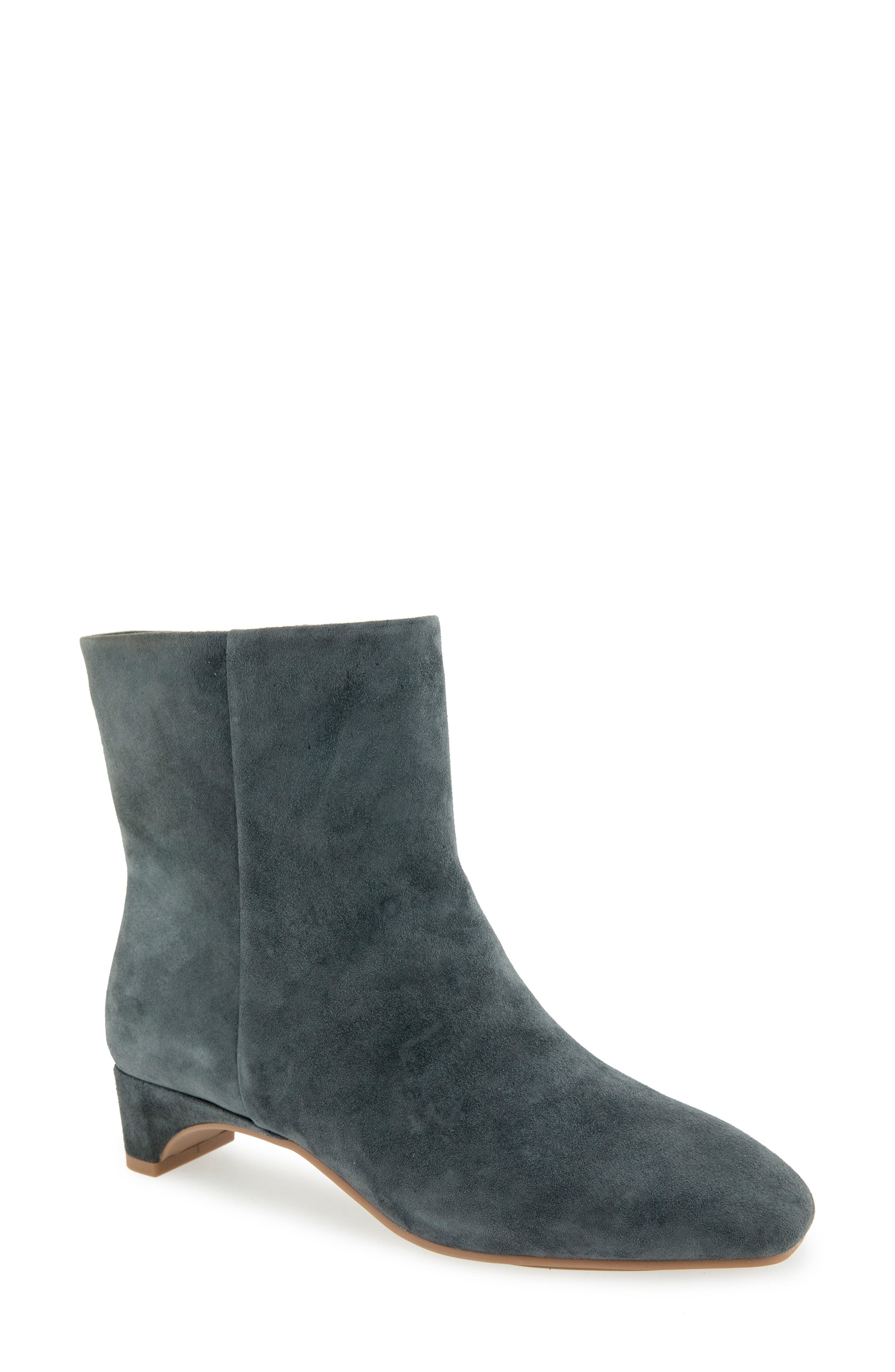 GREY BLUE SUEDE