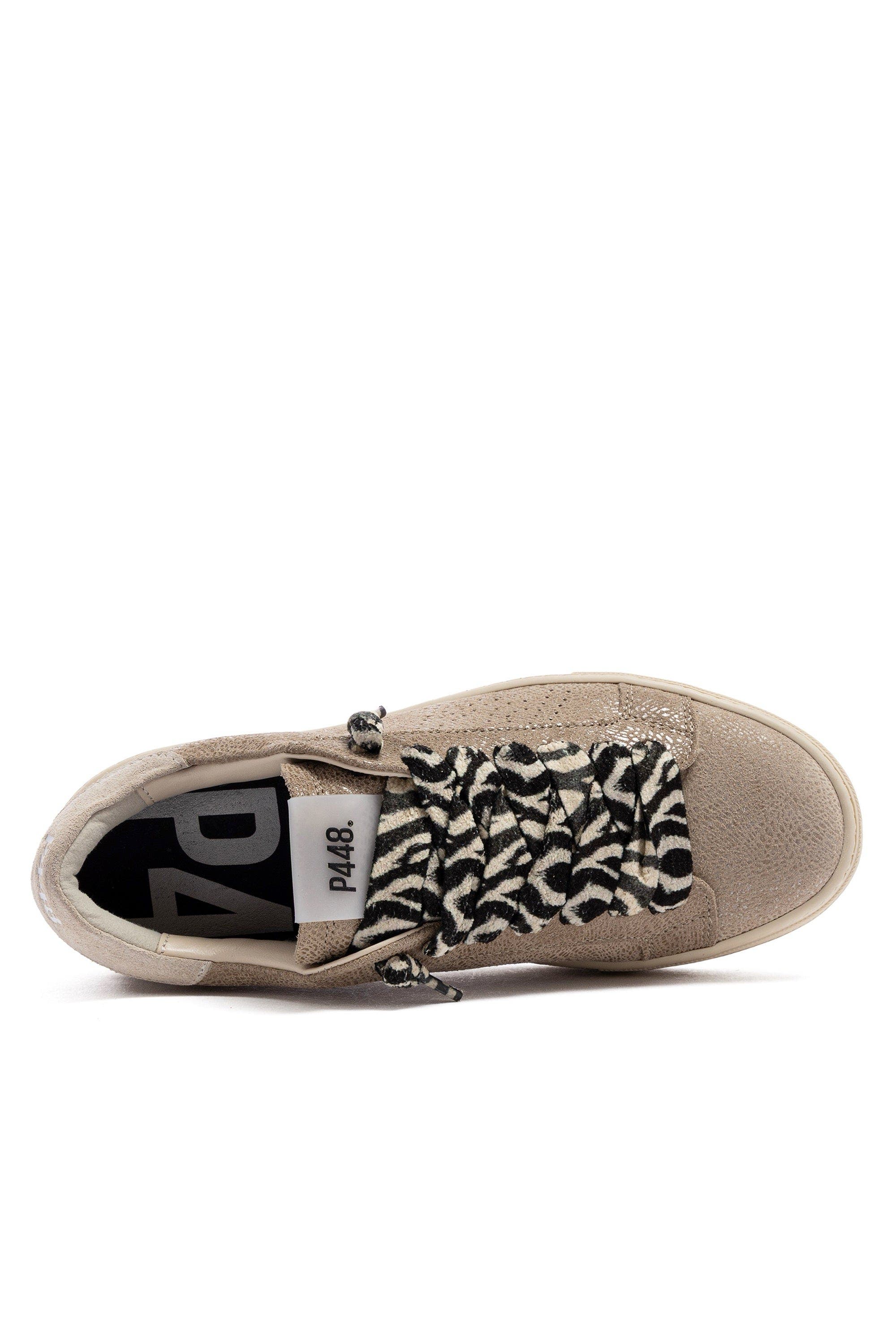 P448 Thea Stone Platform Sneaker, Alternate, color, Stone