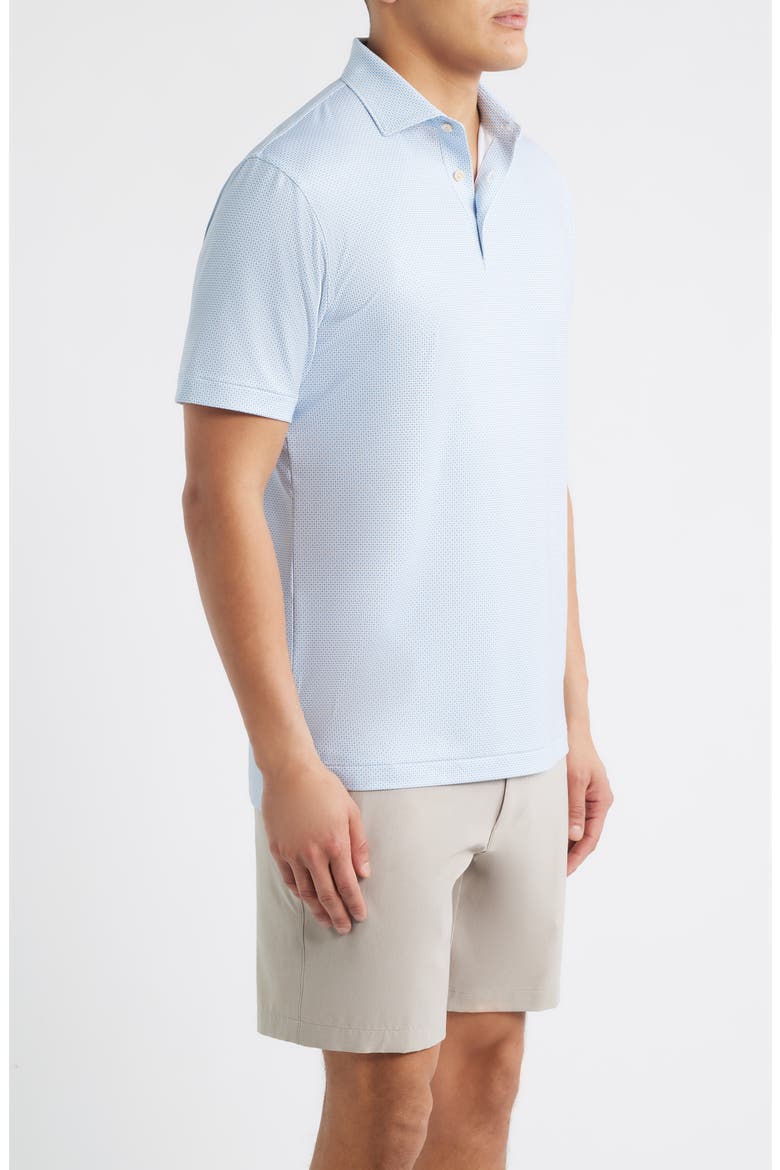 Phoenix Performance Jersey Golf Polo, Alternate, color, WHITE / BLUEBIRD