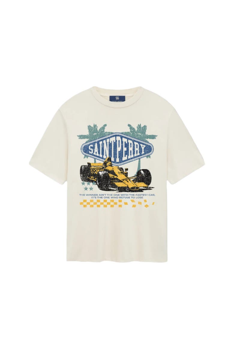 Fast Car Tee, Alternate, color, Vtg White