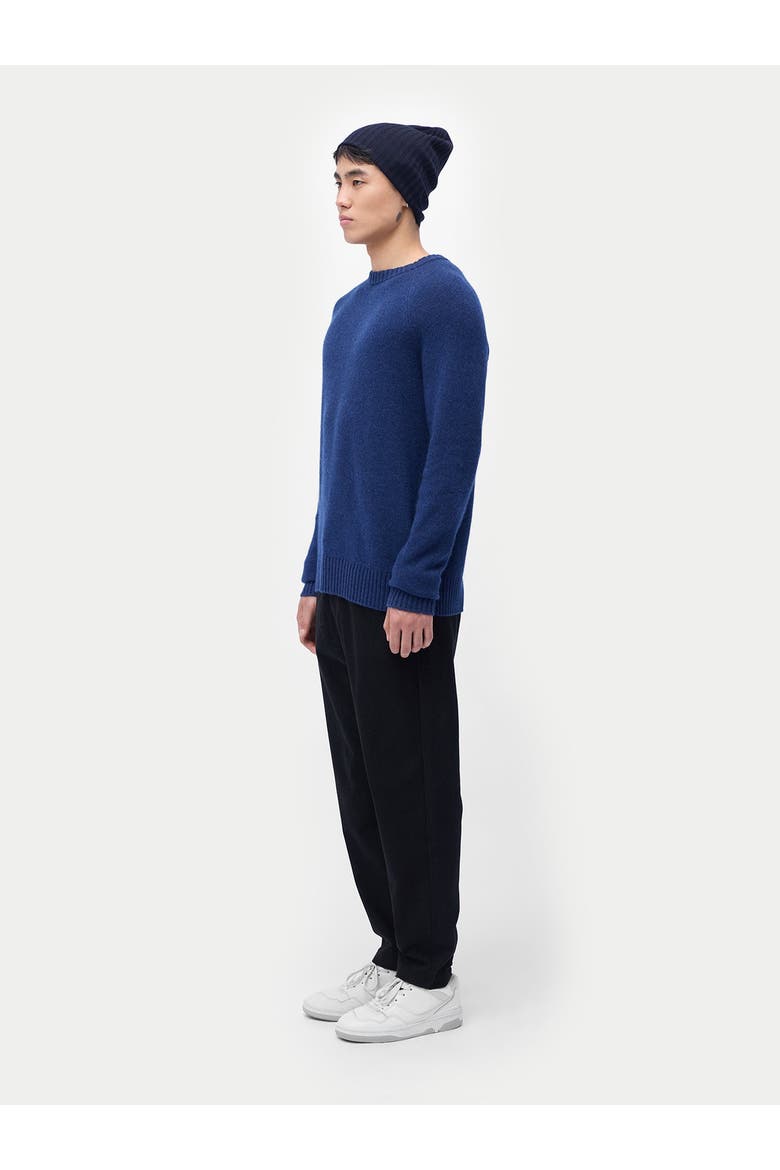 Cashmere Raglan Sweater, Alternate, color, eclipse