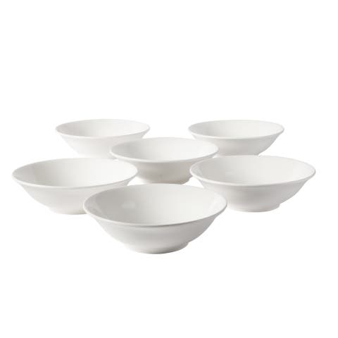 Great Essentials 6-Piece 8-Inch Porcelain Bowl Set