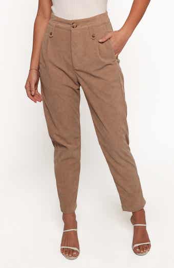 Petal & Pup Jones Crop High Waist Corduroy Pants