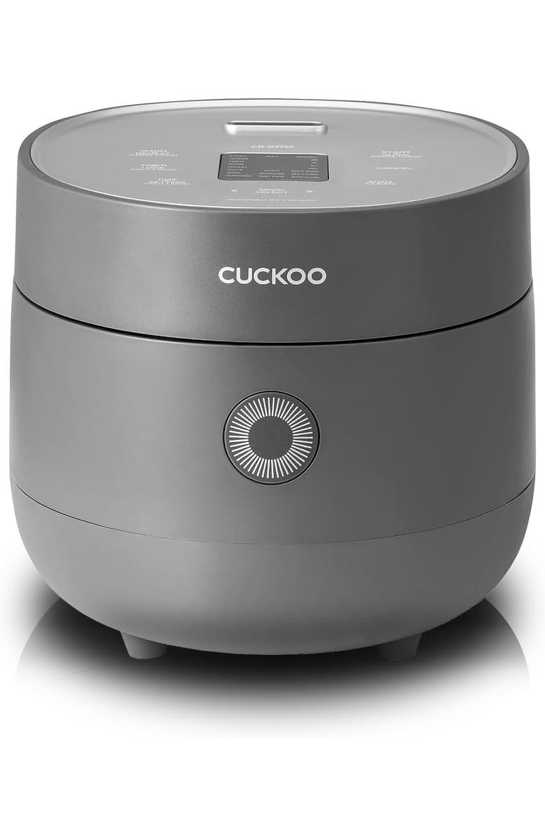 Cuckoo 6-Cup (Uncooked) Micom Rice Cooker with Nonstick Inner Pot, Main, color, Grey