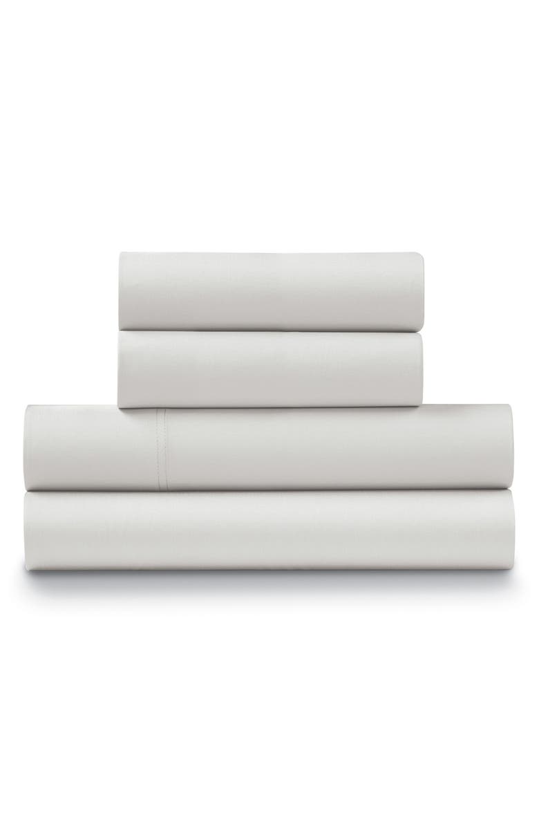 ELLA JAYNE HOME 500 Thread Count Cotton Sateen 4-Piece Sheet Set, Main, color, Stone
