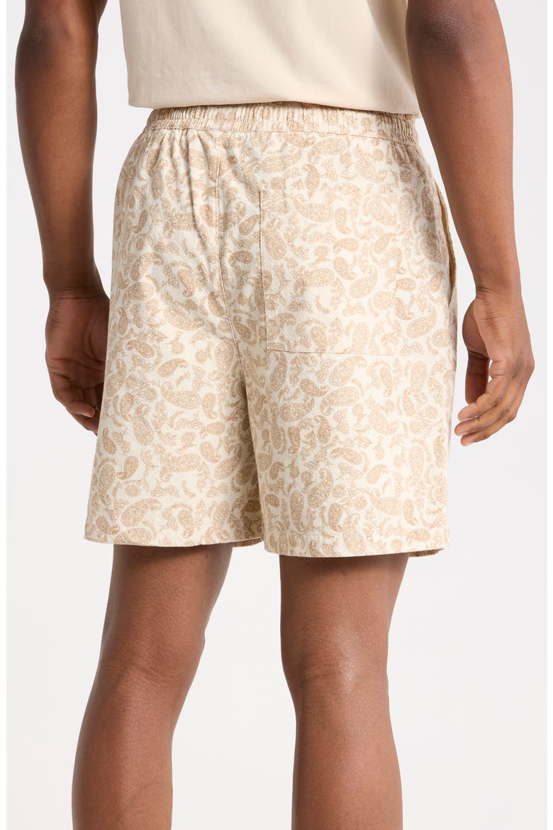 Textured Pull-On Shorts, Alternate, color, CREAM