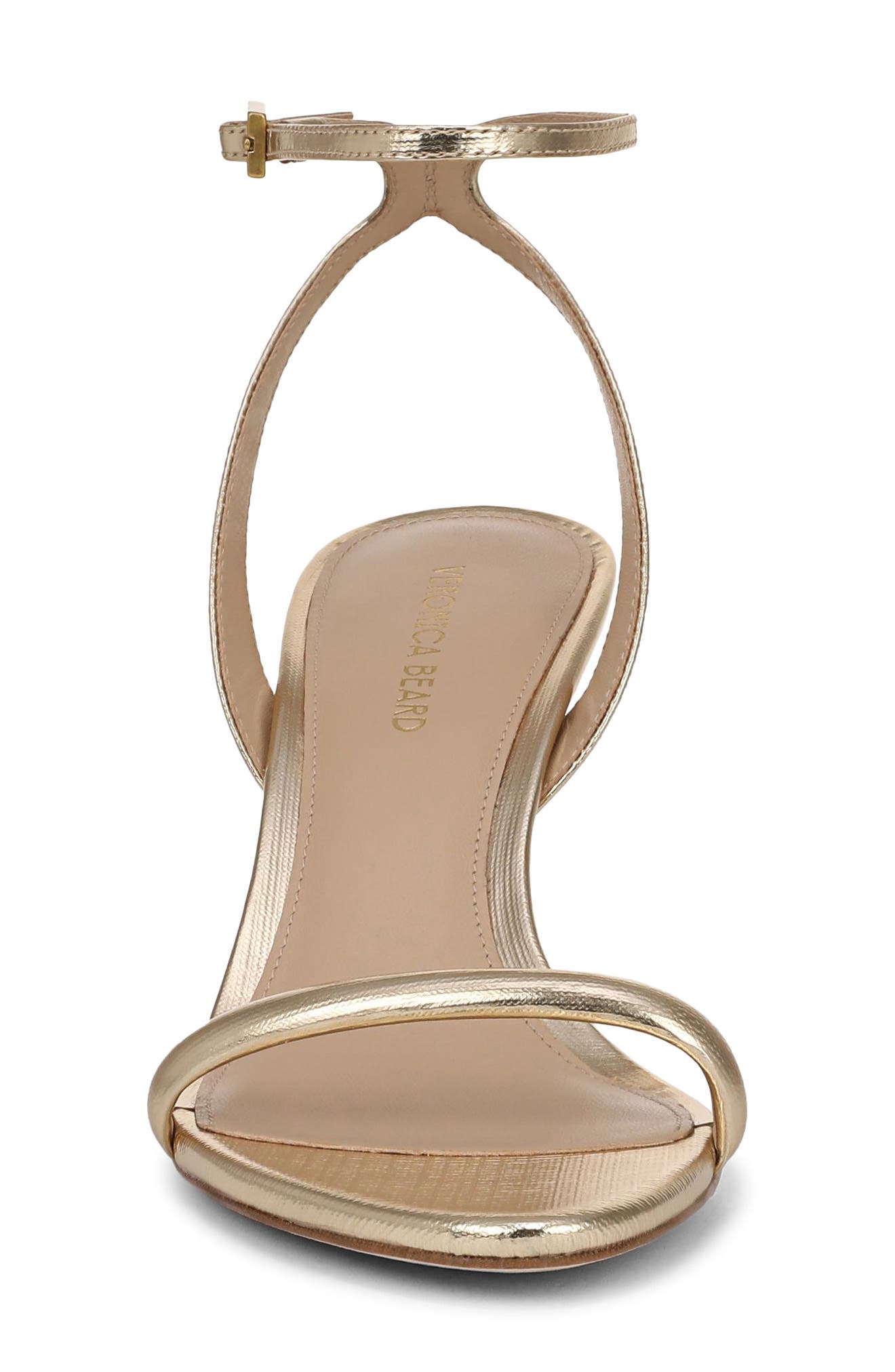 Sylvie Ankle Strap Sandal, Alternate, color, PALE GOLD