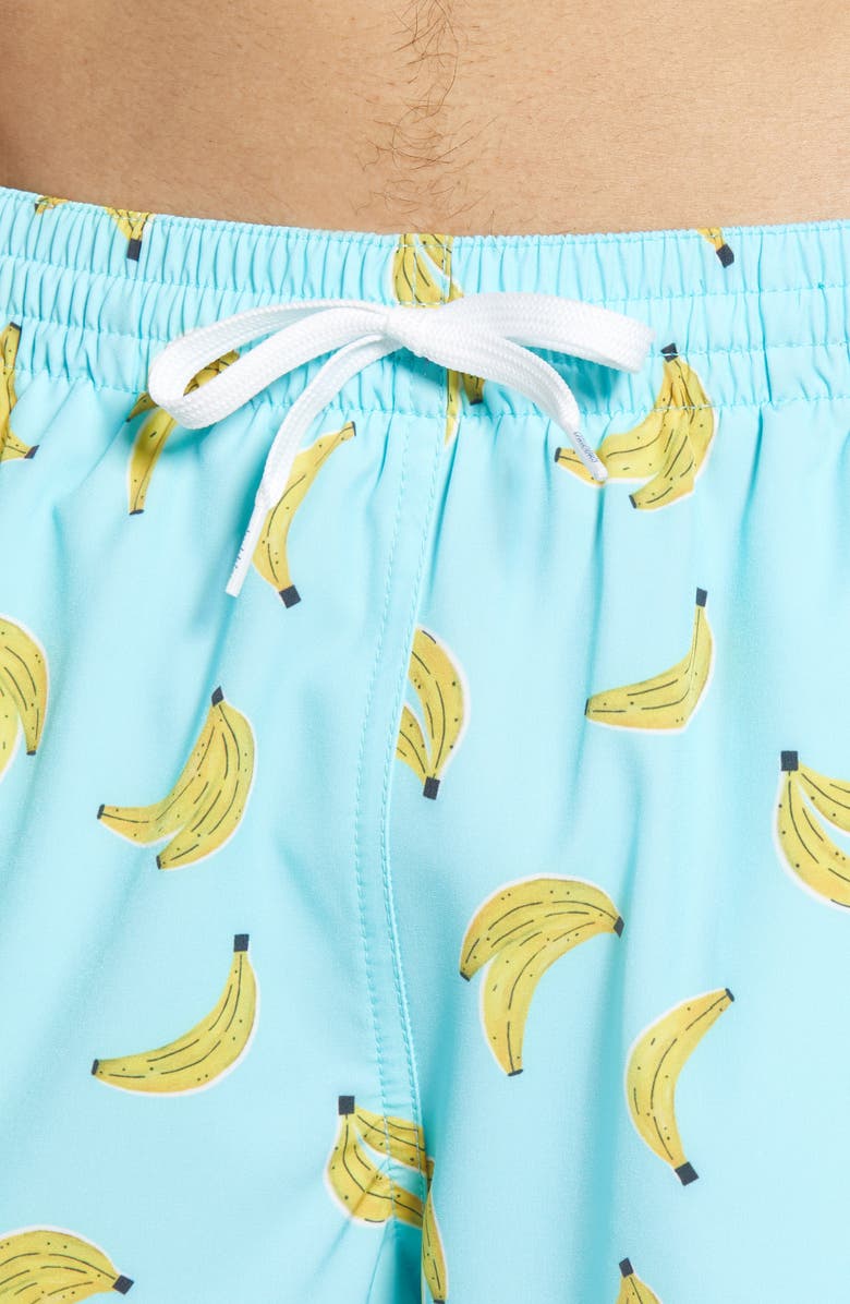 Chubbies The Banana Stand Print Swim Trunks, Alternate, color,
