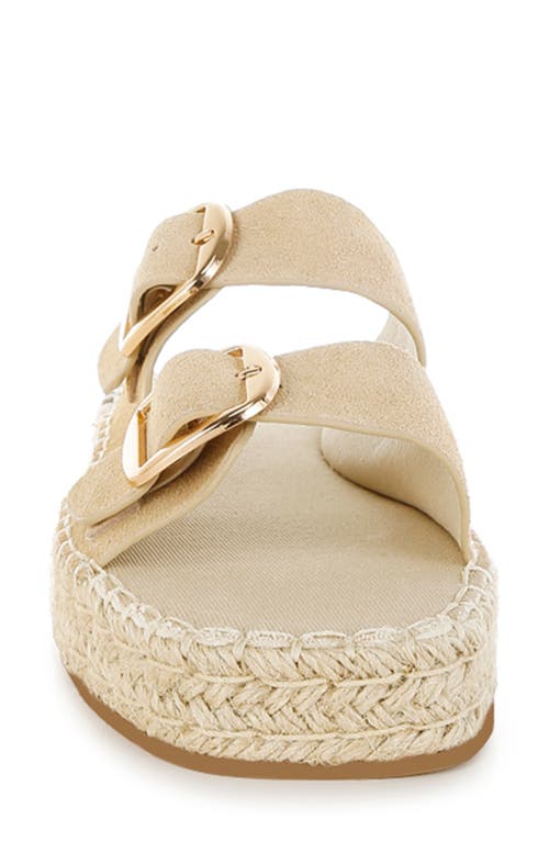 Rag & Co Juopa Espadrille Slide Sandal In Neutral