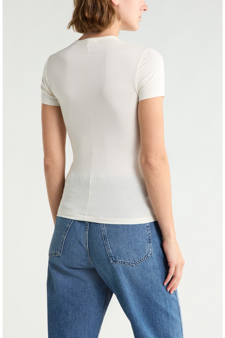 Lucy Crewneck T-Shirt, Alternate, color, CHALK