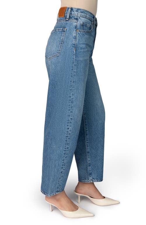 Nelle Atelier The Lily Petite Barrel Leg Jean In Lapis
