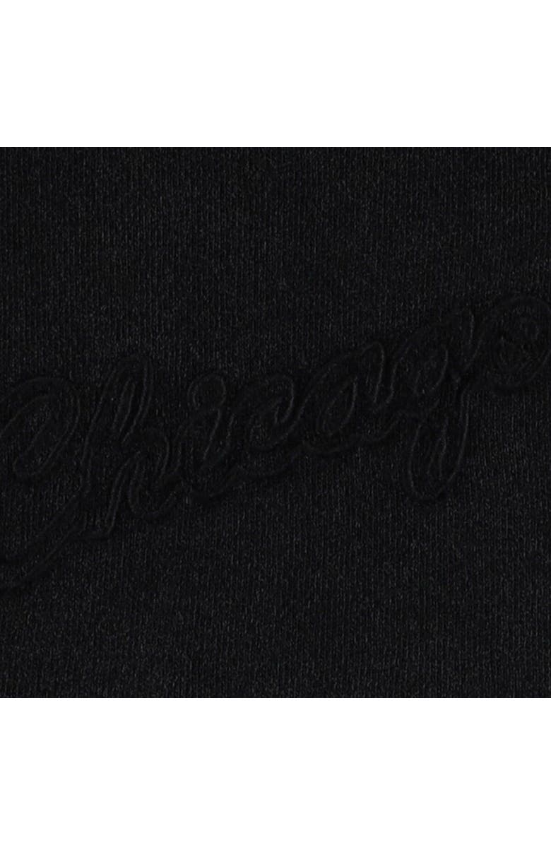 Mitchell & Ness Men's Mitchell & Ness Black Chicago Bulls French Terry Tonal Fleece Shorts, Alternate, color, Black