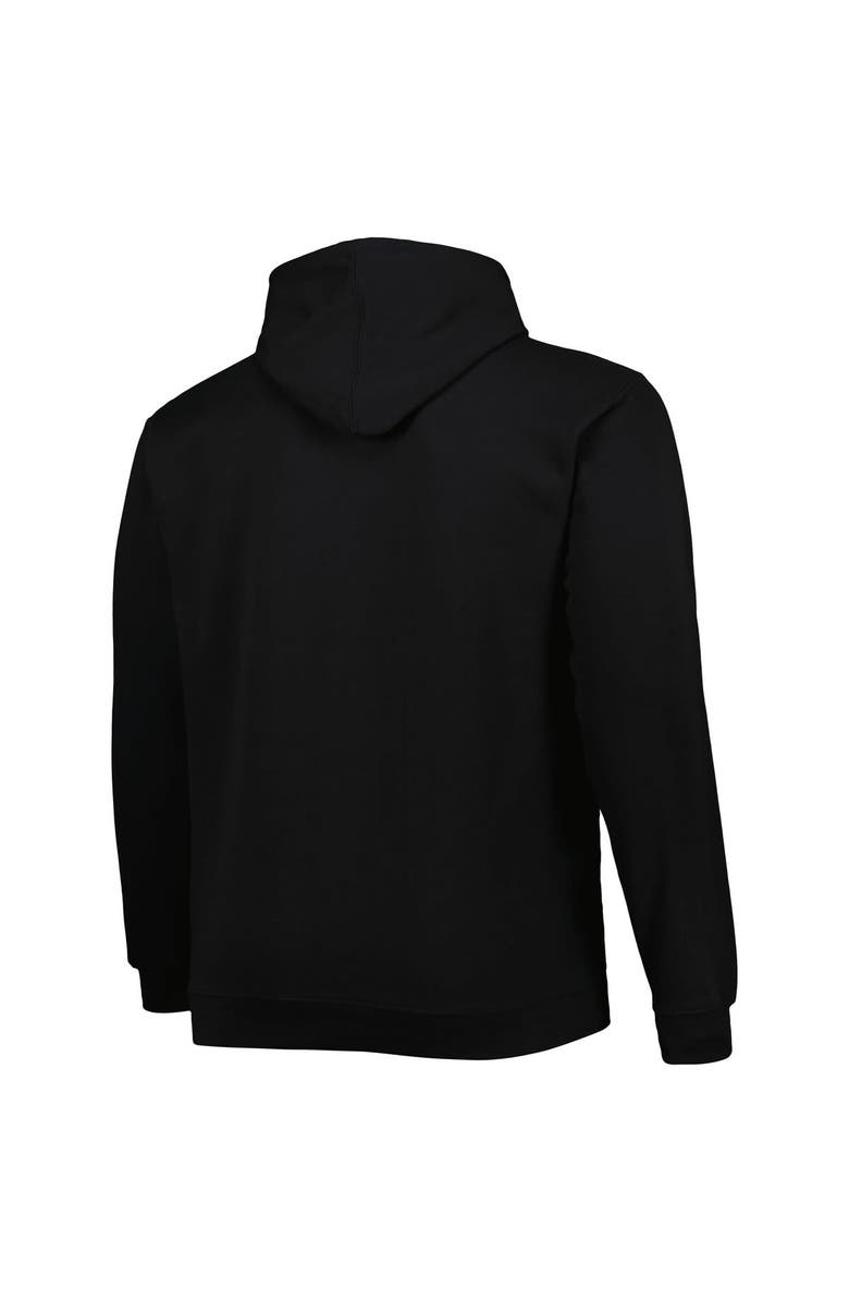 PROFILE Men's Black Detroit Pistons Big & Tall Heart & Soul Pullover Hoodie, Alternate, color, 