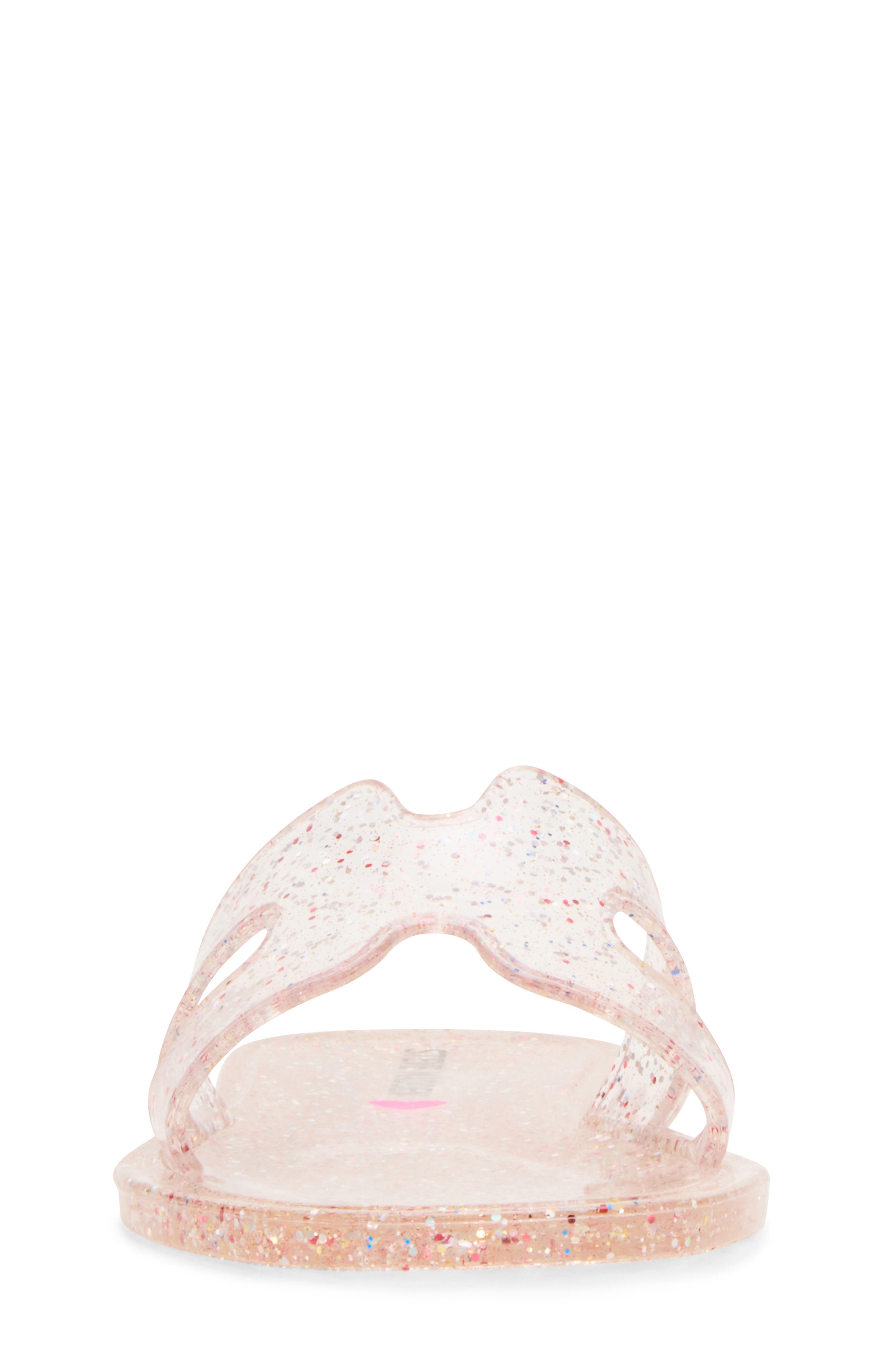 Steve Madden Kids' Jpop Jelly Slide Sandal, Alternate, color, Clear