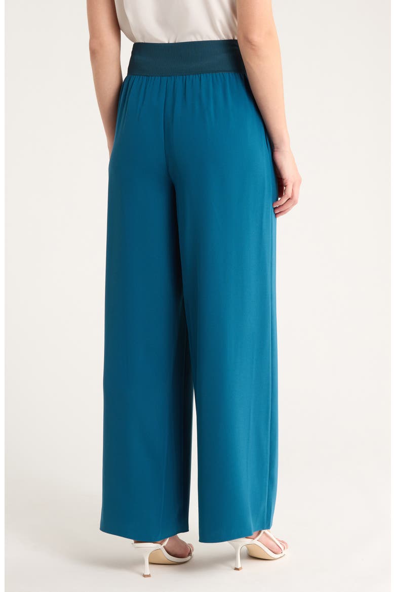 Wide Leg Pants, Alternate, color, TEAL BLUE