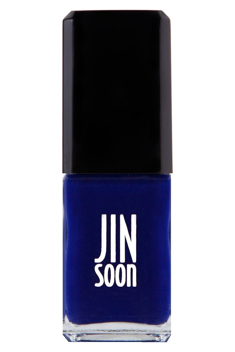 'Blue Iris' Nail Lacquer, Main, color, BLUE IRIS