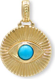 Anzie Classique Evil Eye Ripple Charm