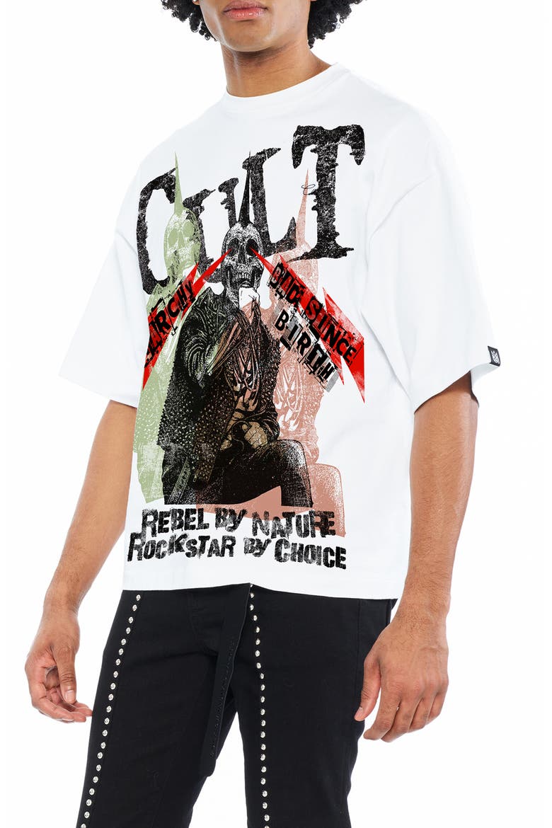 Oversized Graphic T-Shirt, Alternate, color, WHITE