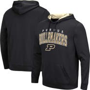 COLOSSEUM Men's Colosseum Black Purdue Boilermakers Resistance Pullover Hoodie