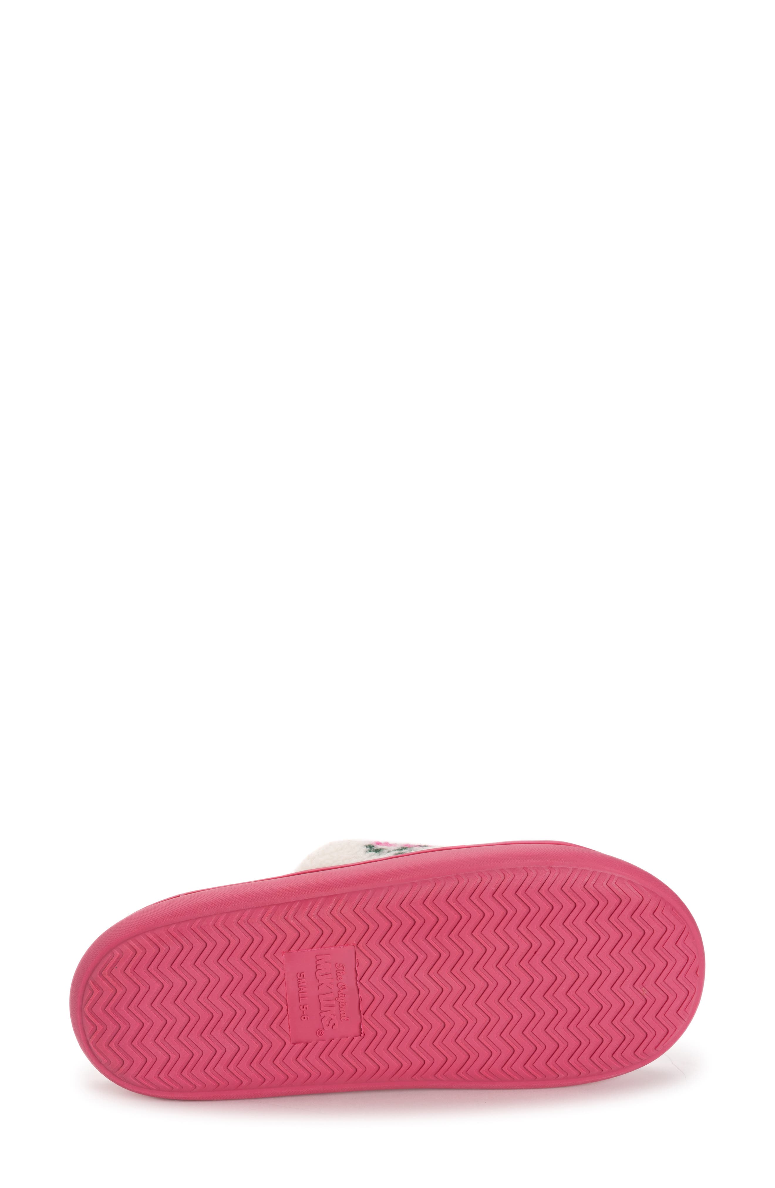 Marsai Faux Shearling Slipper, Alternate, color, PINK FLORAL