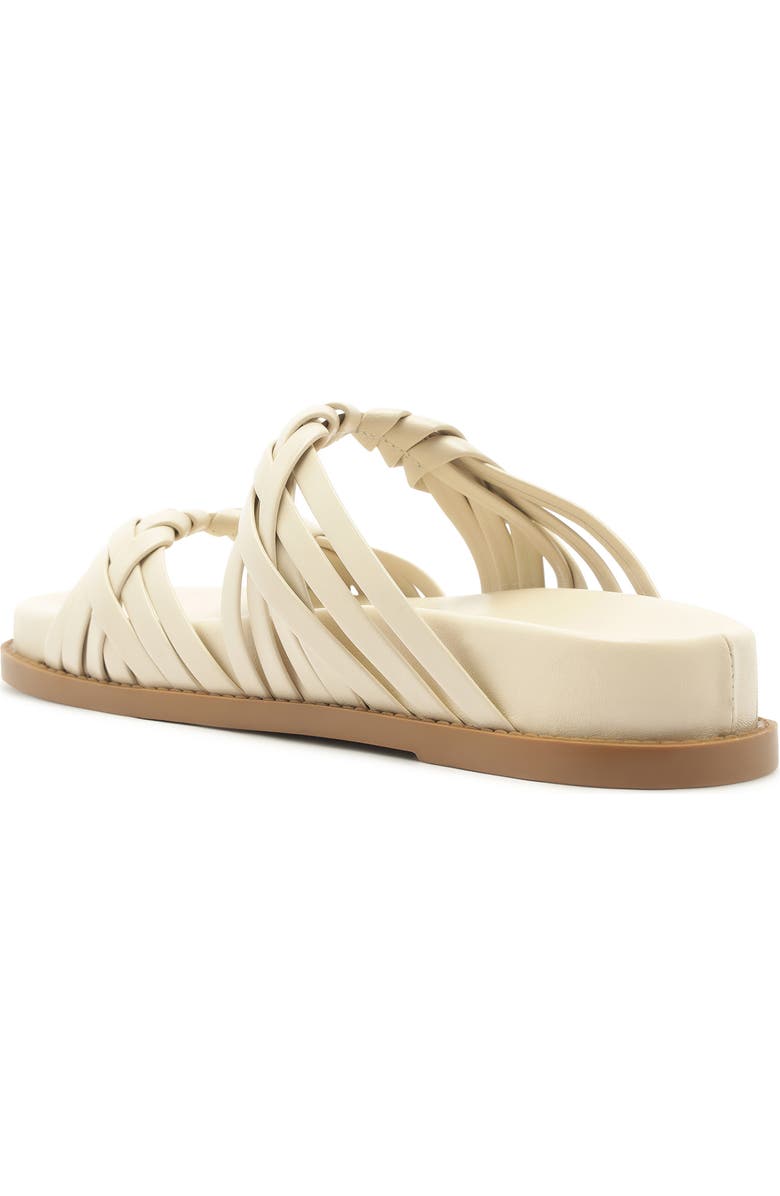 Schutz Tara Sporty Braided Sandal, Alternate, color, Sugar White
