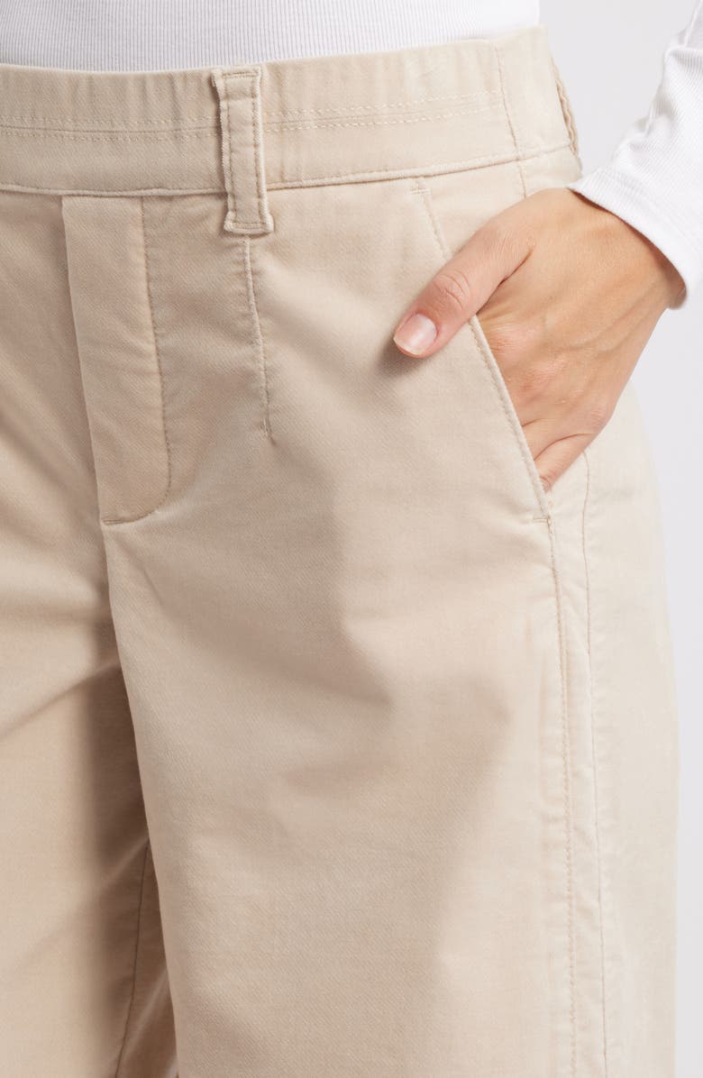 Wit & Wisdom 'Ab'Solution Skyrise Pull-On Wide Leg Twill Pants, Alternate, color, 