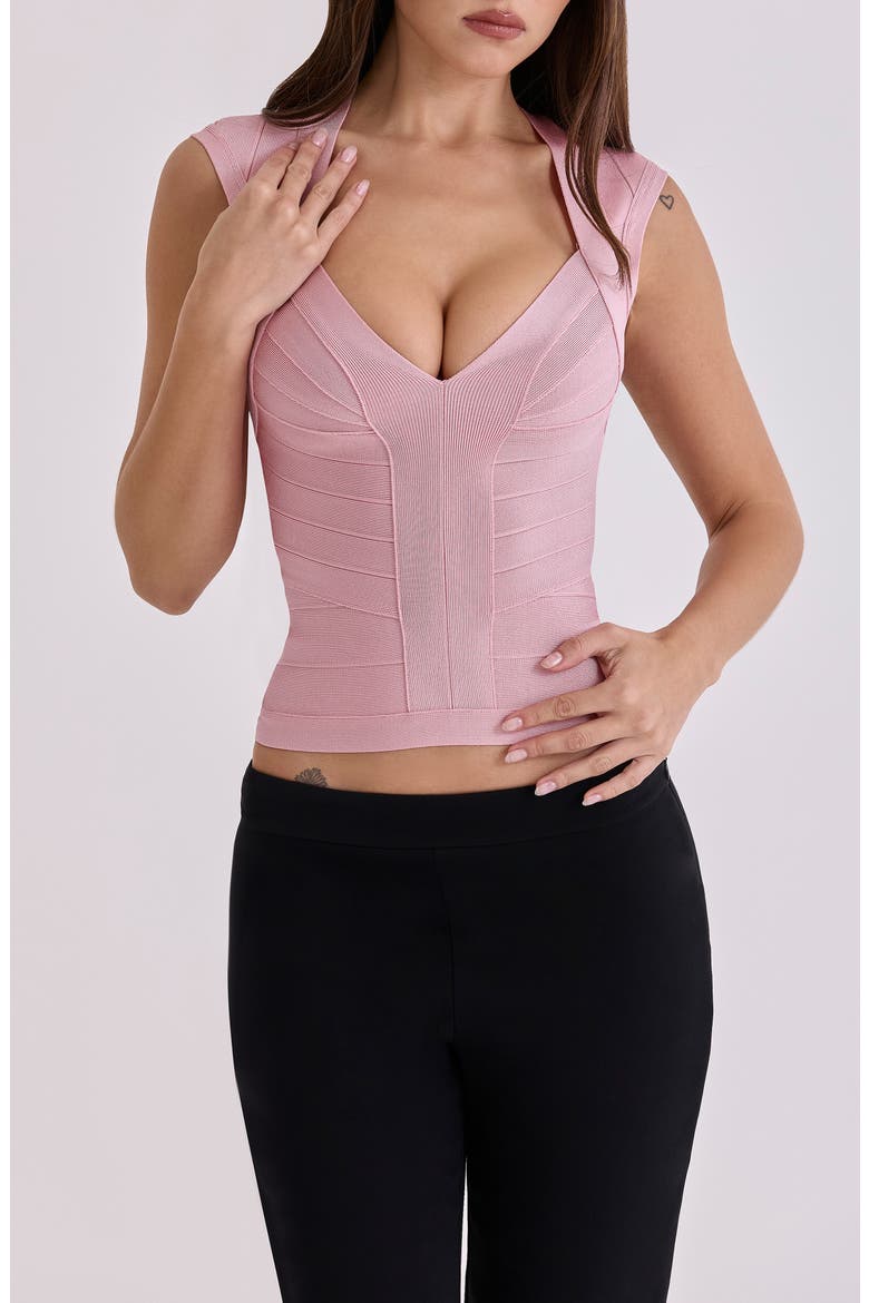 The Icon Bandage Top, Main, color, BABY PINK