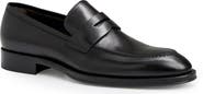Bruno Magli Cosmo Saffiano Leather Penny Loafer