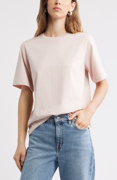 Relaxed Fit Pima Cotton Crewneck T-Shirt
