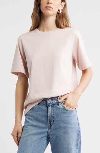 Relaxed Fit Pima Cotton Crewneck T-Shirt