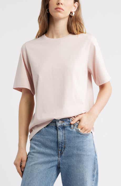 Relaxed Fit Pima Cotton Crewneck T-Shirt