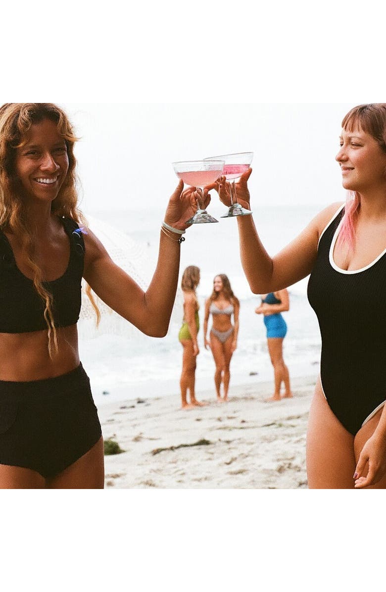 Seea Swimwear Georgia Bikini Top - Women's, Alternate, color, Sunray Black