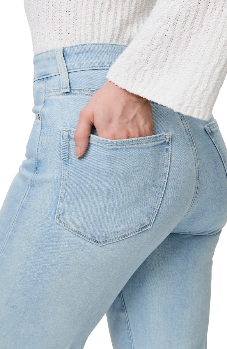 PAIGE Flaunt Iconic Curvy High Waist Ankle Flare Jeans, Alternate, color, Shooting Star