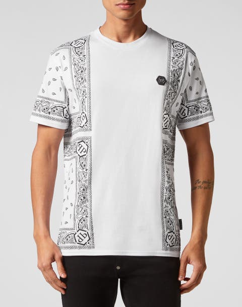 T-Shirt Round Neck Ss Paisley Men