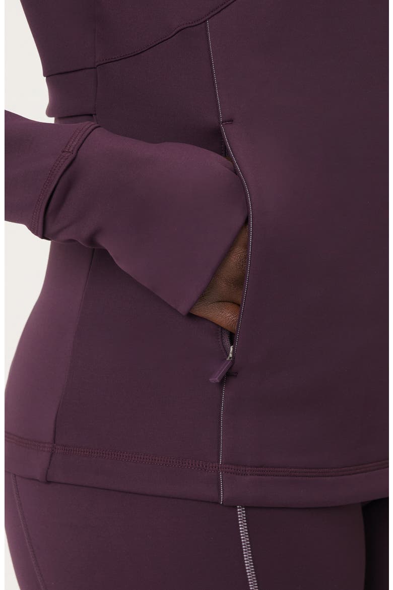 Therma Midlayer Half Zip Jacket, Alternate, color, NEPTUNE PURPLE
