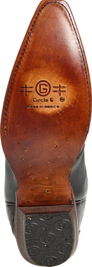 Contrast Embroidery Tall Western Boot