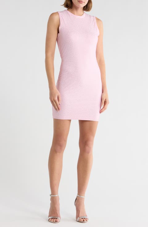 Crystal Embellished Tank Dress (Plus)
