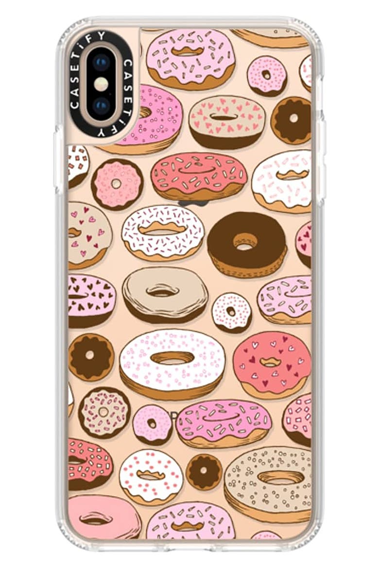 Donuts Forever iPhone X/XS, XS Max & XR Case, Alternate, color, MULTI PINK