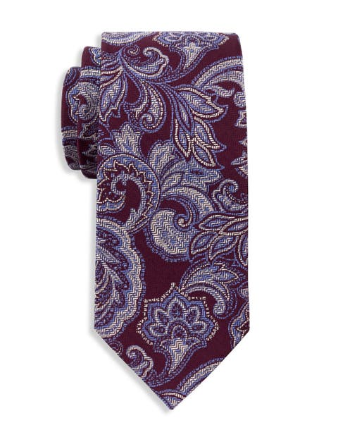 Big & Tall Petunia Paisley Tie