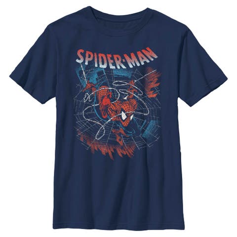 Boy's Spider-Man Beyond Amazing Web Bite Night  Graphic T-Shirt