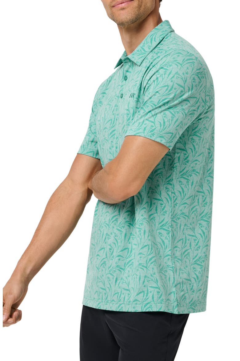 Sands Performance Jersey Polo, Alternate, color, HEATHER BRIGHT AQUA