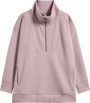 Zella Kickback Ottoman Half Zip Tunic