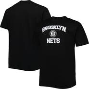 PROFILE Men's Black Brooklyn Nets Big & Tall Heart & Soul T-Shirt