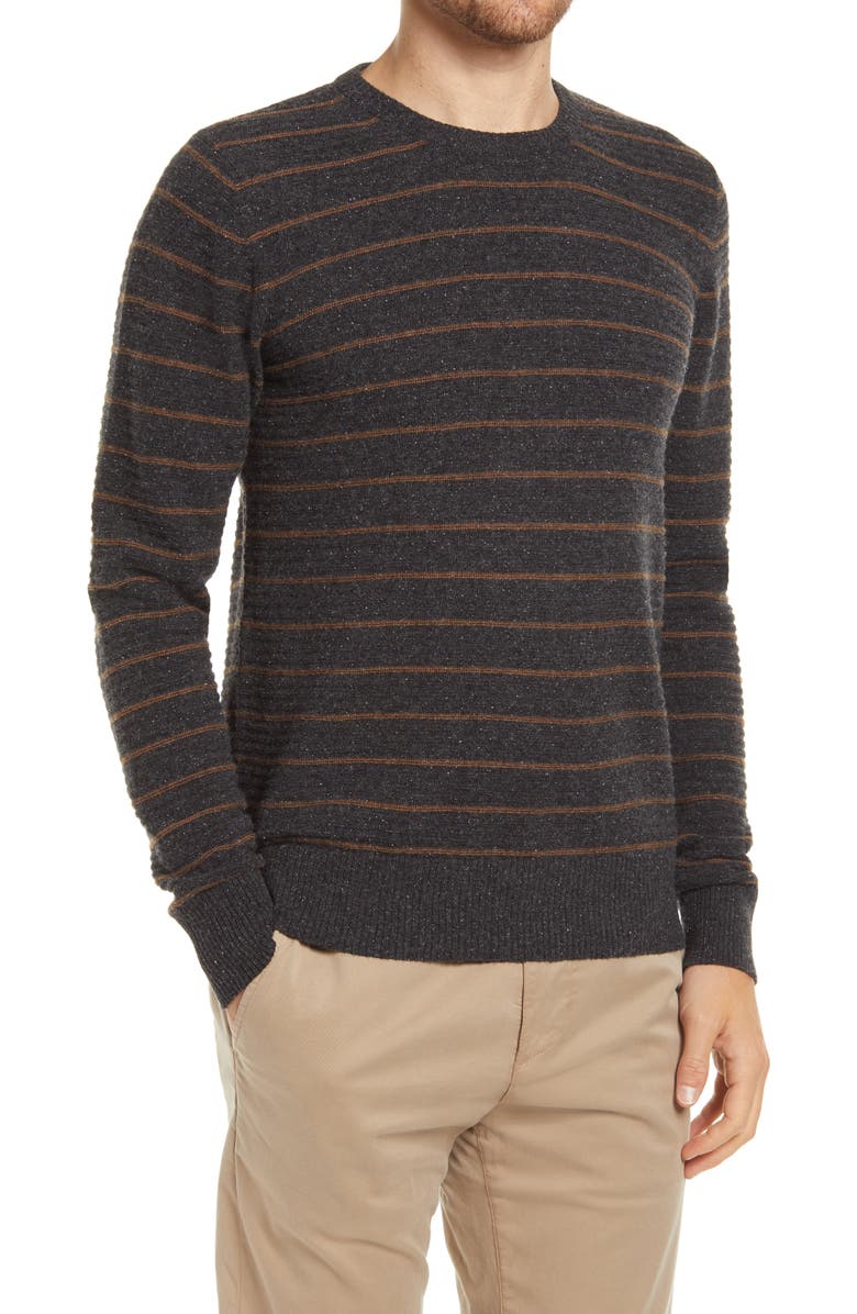 Billy Reid Stripe Crewneck Sweater, Main, color,