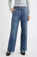 rag & bone rb Miramar Ankle Length Pull On Wide Leg Sweatpant Jeans